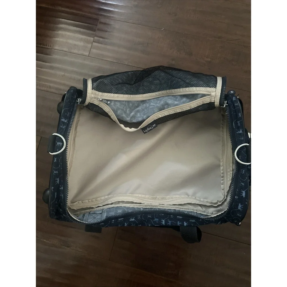 KIPLING Teagan Wheeled Duffle Turquoise Blue  Travel Suitcase